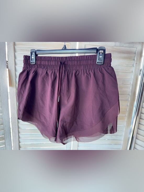 HALARA Pants - NWT Medium HALARA Burgundy Athletic Shorts with Drawstring